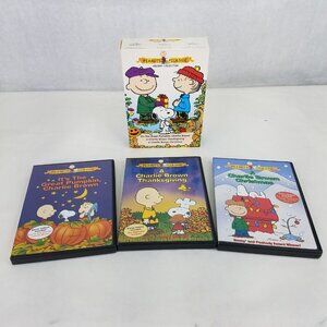 Peanuts Classic Holiday 3 DVD Collection- Thanksgiving, Great Pumpkin, Christmas